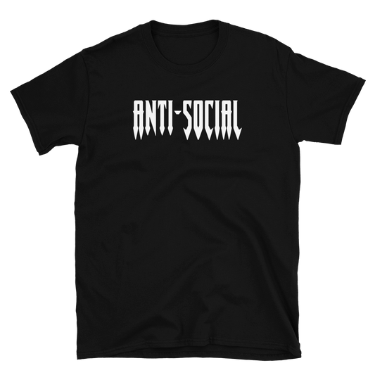 Anti Social Black Tee Shirt