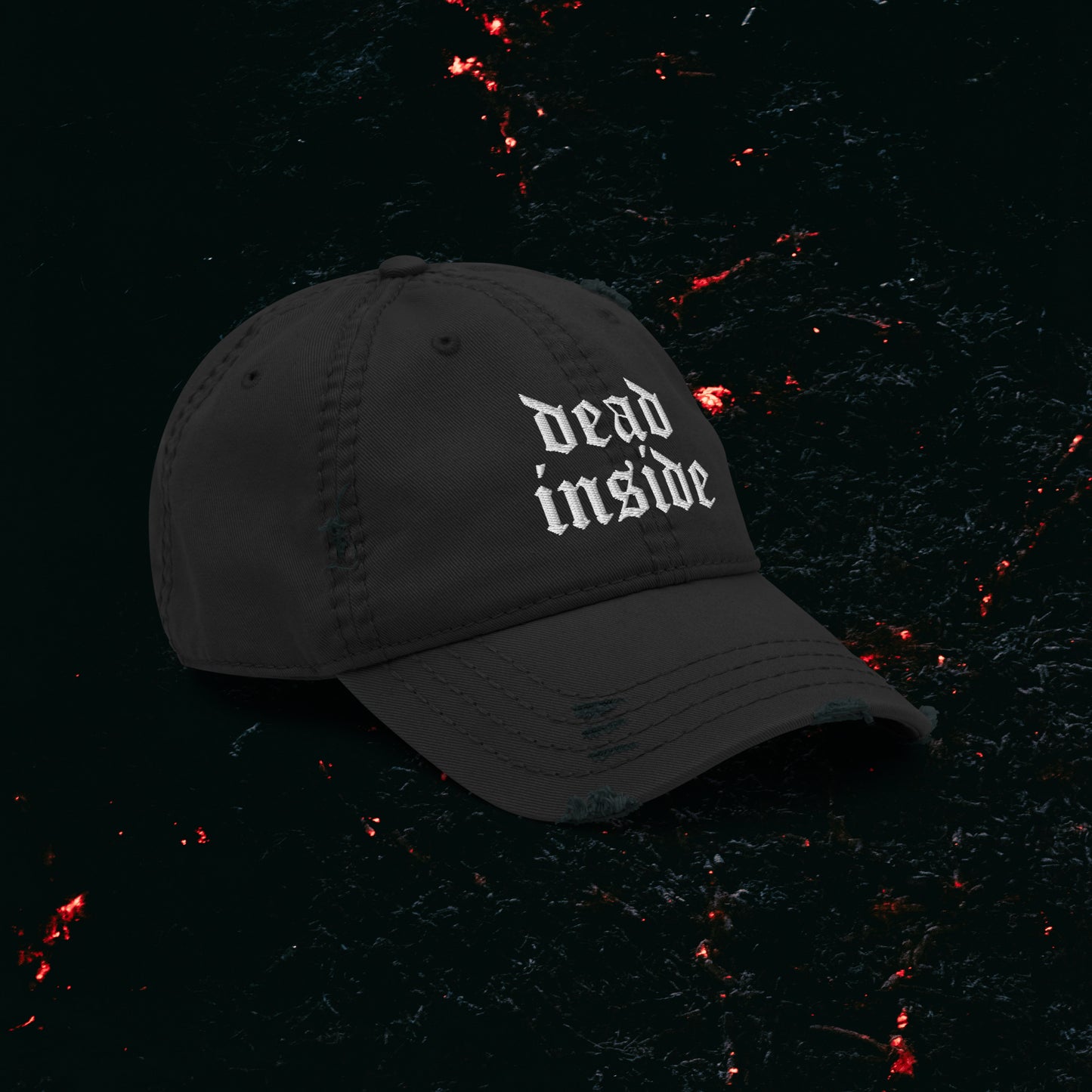 Dead Inside Distressed Cap